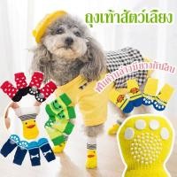 ราคา ถุงเท้าสัตว์เลี้ยง ถุงเท้าสุนัข กันข่วน ถุงเท้าแมว พื้นด้านล่างมียางกันลื่น กันหนาว กันหนาว (27660376381)