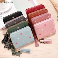 ราคา Jdth กระเป๋าสตางค์ประดับพู่ขนาดเล็กมีซิปกระเป๋าใส่เหรียญหนัง PU กระเป๋าสตางค์แบบถือ (51108941972)