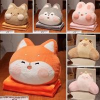 ราคา พร้อมส่ง ตุ๊กตาหมอนผ้าห่ม 2in1 ตุ๊กตาหมอนอิง มีผ้าห่มในตัว หมอนนุ่มนิ่ม มีซุกมือ รูปสัตว์น่ารัก หมอนผ้าห่มน่ารัก (26321628220)