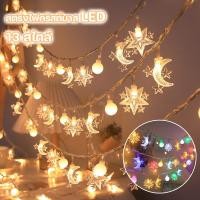ราคา สตริงไฟคริสต์มาส โคมไฟสีขนาดเล็ก LED ไฟประดับ ไฟปีใหม่ ไฟจี้ สายไฟ ไฟประดับวันหยุด เครื่องประดับคริสต์มาส (50652062255)