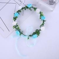 ราคา มงกุฎดอกไม้โบฮีเมียนปรับขนาดได้ มีดอกกุหลาบทำจากผ้าไหม สีสันหลากหลาย (57350954422)