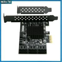 ราคา ผลิตภัณฑ์ใหม่ 8 Port สําหรับ SATA 3 0 PCI Express การ์ดขยาย PCI E Controller 6G อะแดปเตอร์ (51158406793)