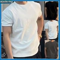 ราคา เสื้อยืดแขนสั้น ไซส์ใหญ่ คอหลวมSlim Fitness Tee (48958071321)