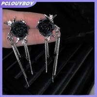 ราคา PCLUYBOY ต่างหู Retro Rhinestone Rose เครื่องประดับสำหรับผู้หญิง (45609072999)