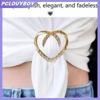 ราคา PCLUYBOY Hijab ออกแบบพับขอบเอวผูกปม ตกแต่งด้วยคริสตัลและเพิร์ล สำหรับเสื้อยืดและแหวนปุ่มเสื้อ (46509473533)