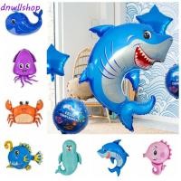 ราคา DNWLSHOP บอลลูนอลูมิเนียมฟอยล์รูปสัตว์มหาสมุทร ปลาโคมไฟ หอยทากทะเล ฉลามม้าทะเล ปู ปลาวาฬ เปลือกหอย สิงโตทะเลเด็กวันเกิดตกแต่งงานปาร์ตี้ อุปกรณ์อาบน้ําเด็กเป่าลม (53759457692)