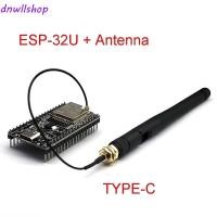 ราคา DNWLLSHOP ESP32 DevKitC Development Board เสาอากาศ 2 4G อุปกรณ์เสริม WiFi โมดูล WROOM 32U DevKitC โมดูลบลูทูธ WiFi บอร์ดระบบฝังตัว (53458986837)