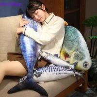 ราคา DNWLSHOP จําลองปลาทะเลของเล่นตุ๊กตา ตลกยัดไส้ปลาทะเลยัดตุ๊กตา โซฟาเบาะปลาแซลมอน Bream Saury ปลานอนหมอนตุ๊กตาตุ๊กตาเด็กของขวัญ (54108359067)