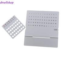 ราคา DNWLLSHOP ปฏิทิน 100 ปีภาษาอังกฤษสําหรับบ้านทนทานอลูมิเนียมตกแต่งของขวัญปฏิทินถาวรสีเงิน (52109079214)