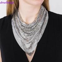 ราคา DNWLSHOP ที่คาดผมและผ้าคลุมไหล่ พร้อมเลื่อม สร้อยคอลายพังก์สไตล์เกาหลี และผ้าพันคอฮิญาบสามเหลี่ยมผู้ชาย (46506643211)