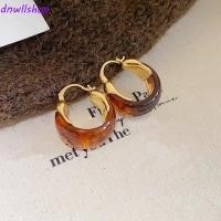 ราคา DNWLLSHOP ต่างหูวินเทจสำหรับผู้หญิง สไตล์อำพันและเพชร พร้อมสร้อยคอ เหมาะสำหรับสวมใส่ในฤดูใบไม้ร่วงและฤดูหนาว (45757953675)