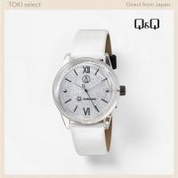 ราคา CITIZEN Q Q Smile Solar Watch Women Analog Leather Strap Waterproof RP18 002 Japan (55356349357)