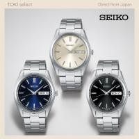 ราคา Seiko Selection SBTH007 Watch Quartz Analog Stainless Steel Men Daily Business Gold Black (46409058223)