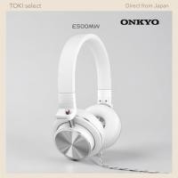 ราคา ONKYO H500M Headphones Wired Closed Back On Ear Hi Res Mic 3 5mm Music Call White (54507731854)