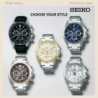 ราคา SEIKO Chronograph Watch Men Quartz Stainless Steel Business Casual Analog Wristwatch (53259043755)