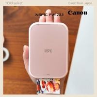ราคา Canon iNSPiC PV 223 Mini Photo Printer Cute Sticker Print No Ink ZINK Gift Idea PINK (40779028142)