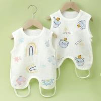 ราคา บอดี้สูทเด็กฤดูร้อนบางสไตล์ป้องกันหน้าท้องครึ่งหลังบอดี้สูทชายหญิงบอดี้สูทเด็กเสื้อกั๊กเสื้อผ้า0130 (57656999823)