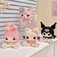 ราคา เข้ากันได้กับเลโก้ตุ๊กตาการ์ตูน เคที แมว คุโร กระต่ายพุดดิ้งสุนัขอนุภาคประกอบอาคารบล็อก 2 26 (50356481564)