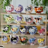ราคา เข้ากันได้กับเลโก้ใต้ดวงจันทร์ของดอกไม้การ์ตูนดวงจันทร์แพนด้า เค เหมียว สุนัขหูใหญ่การศึกษาประกอบอาคารบล็อกของเล่นชุดเรือ 0416 (28544606391)
