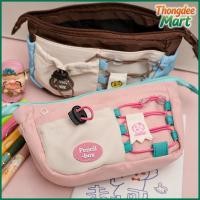 ราคา พร้อมส่งในไทย กระเป๋าใส่ปากกา กระเป๋าดินสอเชือกดึงน่ารัก สไตล์ ins ความจุสูง ผ้า Oxford มีช่อง กล่องดินสอโรงเรียน (54807460664)
