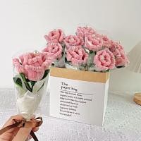 ราคา พร้อมส่งจากไทย กุหลาบ ลวดกำมะหยี่ สำเร็จรูป ประดับด้วยไข่มุกและลวดกำมะหยี่ FW (27644196898)