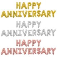 ราคา ร้านไทย ลลูกโป่งฟอยล์ ลูกโป่งอักษรวันครบรอบ HAPPY ANNIVERSARY (11181233530)