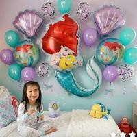 ราคา ลูกโป่งชุดนางเงือก ลูกโป่งนางเงือก ใช้ตกแต่งงานวันเกิด BB (55906724020)
