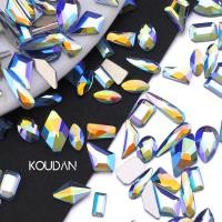ราคา Koudan สติกเกอร์คริสตัล พลอยเทียม หลากสี สําหรับตกแต่งเล็บ 100 ชิ้น (20279261115)