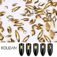 ราคา Koudan สติกเกอร์คริสตัล เพชรเทียม พลอยเทียม สีทอง สําหรับตกแต่งเล็บ 100 ชิ้น (20489649478)