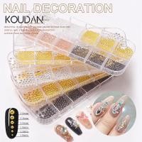 ราคา Koudan สติกเกอร์โลหะ พลอยเทียม 12 ลูก สีโรสโกลด์ สําหรับตกแต่งเล็บ (22444864638)