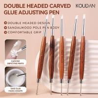 ราคา กาวแท่งเครื่องมือทําเล็บปากกาซิลิโคน Rosewood กวนไม้จันทน์แท่งสองหัว KOUDAN (29886682808)