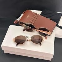 ราคา New แว่นตา Celine Triomphe Sunglasses Rose gold สีใหม่ล่าสุด (26384913210)