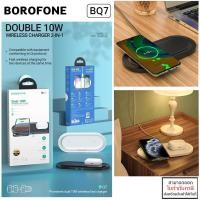 ราคา BOROFONE BQ7 แท่นชาร์จไร้สาย Dual 10W QI Wireless Fast Charger Station ใบกำกับภาษี (3658548835)