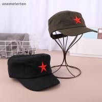 ราคา หมวกกันแดดรูปแบบทหาร สีแดงพร้อมลายดาวห้าแฉก สำหรับทั้งชายและหญิง (58009148181)
