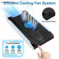 ราคา Rten สําหรับ PS5 Slim PS5 Pro แนวตั้ง Cooling Stand ฐาน RGB VR ชุดหูฟัง Controller Charger Do Station W 3 ความเร็วพัดลมระบายความร้อนสําหรับ PS5 N (56408604396)
