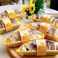 ราคา กล่องขนมกล้วย พร้อมฝา สำหรับทำมูสและของหวาน ชุดละ 50 ชิ้น (54257114314)