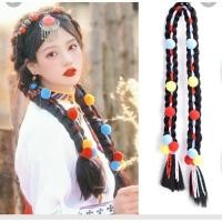 ราคา วิกผมแบบทิเบตจีนมือสอง วิกผม สไตล์ธิเบต (40658547472)