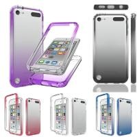 ราคา สําหรับ ipod Touch 7 Touch 6 Touch 5 th Full Body Hybrid ทนทานกันกระแทก Gradient Clear Back Case Cover (19051983341)