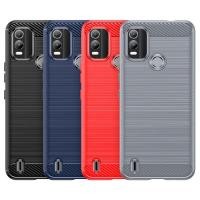 ราคา สําหรับ Nokia C21 Plus C21 เกราะกันกระแทกคาร์บอนไฟเบอร์แปรงไฮบริด TPU Case Cover (29504148412)