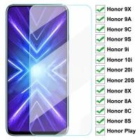 ราคา สําหรับ Huawei Honor 9X Pro 9X Lite 9C 9S 9A 8X Max 8A 8C 8S Honor 9i 10i 20i 20s Play 9H HD Full Clear กระจกนิรภัยป้องกันหน้าจอ Guard (44312452361)