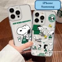 ราคา Starbucks snoopy เคสโทรศัพท์แม่เหล็ก snoopy Coffee Hard Case เหมาะสําหรับ iphone 17 16 15 pro max Samsung S25 (40751862898)