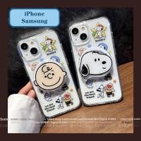ราคา Magsafe Bracket Charlie Brown Magnetic Phone Case Snoopy Couple Phone Case เหมาะสําหรับ iphone 17 16 pro max Samsung (40918938618)