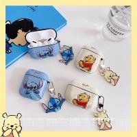 ราคา Stitch เคสหูฟัง Winnie the Pooh Disney เคสหูฟังคู่การ์ตูนเคสป้องกัน Charm Airpods 2 3 4 pro เคสป้องกัน (56159411696)