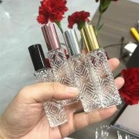 ราคา ขวดน้ําหอมสเปรย์แก้วทรงสี่เหลี่ยมขนาด 12 มล ขวดเปล่ารีฟิลขวดพกพา Vials สําหรับเดินทาง (25833475247)