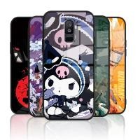 ราคา เคสกระจก Samsung galaxy A5 2018 A8 2018 A6 2018 A6 plus 2018 A8 plus 2018 J6 2018 เคสกระจกนิรภัยฮาร์ดฝาหลังขอบซิลิคอนอ่อน (28062508388)