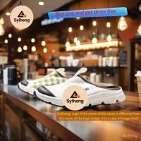 ราคา Salomon ขี้เกียจครึ่งรองเท้าแตะรองเท้าแตะฤดูร้อนตาข่าย Breathable ผู้ชายผู้หญิงสวมใส่ด้านนอกรองเท้าแตะ H3IH (55757347012)
