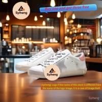 ราคา Golde Goose Super Star รองเท้าผ้าใบสกปรกขนาดเล็ก GGDB 3 ซม ความสูงคลาสสิก Distressed Daily All Match รองเท้าผ้าใบลําลอง VDM9 (48707366990)