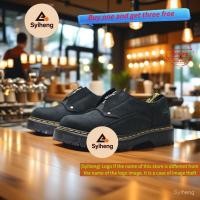 ราคา รองเท้าบーツหนังวัวแท้ออนดี้ซิปพื้นหนา Dr Martens สำหรับทั้งชายและหญิงแบบเดียวกัน (48707366956)