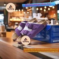 ราคา รองเท้าแตะลําลองหนัง Birkenstock Arizona Nubuck PEED (40629927951)