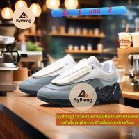 ราคา จัดส่งฟรี Raf Simons One Pedal Platform Shoes รองเท้าผ้าใบเพิ่มความสูง Suede (51156503925)